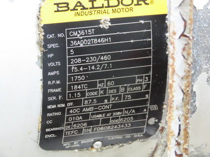 Tec-Hackett Hydraulic Power Unit 30 Gal 7.6gpm 1000psi 5Hp 230/460V w/Oil Cooler