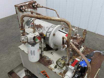Tec-Hackett Hydraulic Power Unit 30 Gal 7.6gpm 1000psi 5Hp 230/460V w/Oil Cooler