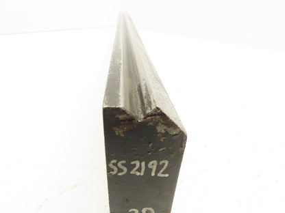 Press Brake Die 20-1/2" Long Offset 90° V 1/2" Tang 1-3/16" Wide 2-3/4" H