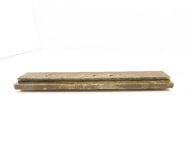Press Brake Die 13-13/16" Long 90° V 1/2" Tang 1-13/128" W 1-3/4" H 45° Bevel