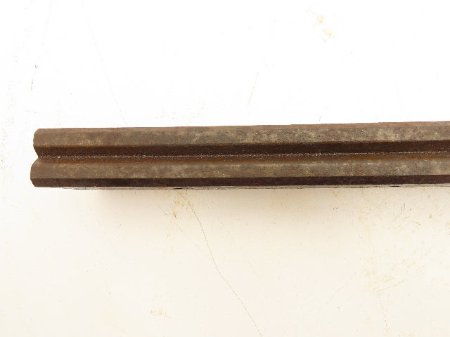 Press Brake Die 13-13/16" Long 90° V 1/2" Tang 1-13/128" W 1-3/4" H 45° Bevel