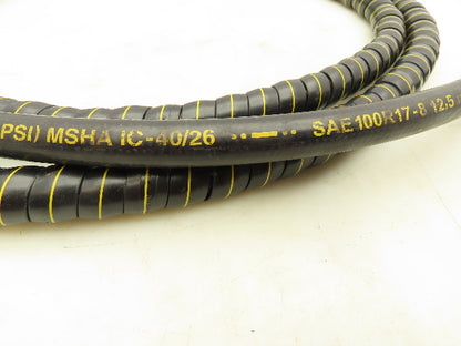 Parker 451TC-8 Hydraulic Hose 3000psi SAE-8 Swivel Fittings 1/2" ID x 12'L