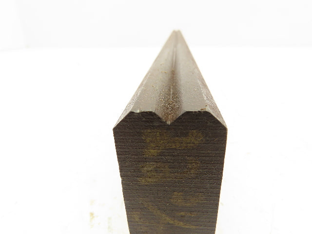 Press Brake Die 22-15/16" Long 90° V 1/2" Tang 1-1/16" Wide 1-3/4" H