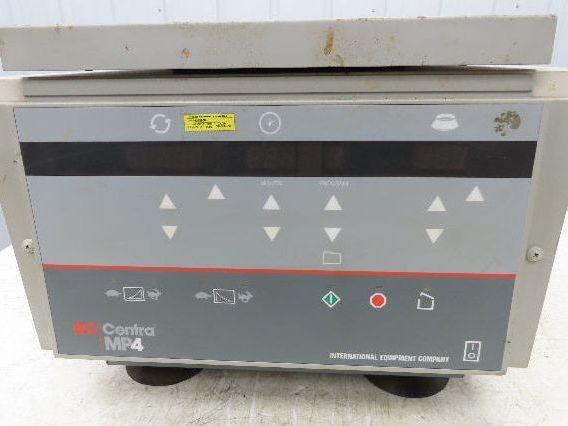 IEC Centra MP4 Benchtop Centrifuge Max Speed 14000 RPM 6-Tube Rotor