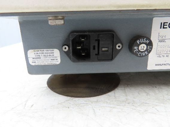 IEC Centra MP4 Benchtop Centrifuge Max Speed 14000 RPM 6-Tube Rotor