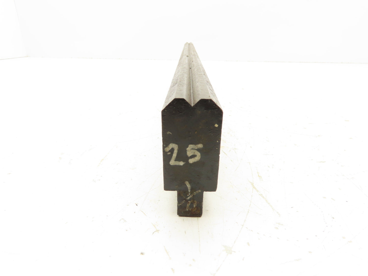 Press Brake Die 25" Long 90° V 1/2" Tang 31/32" W 1-3/4" H