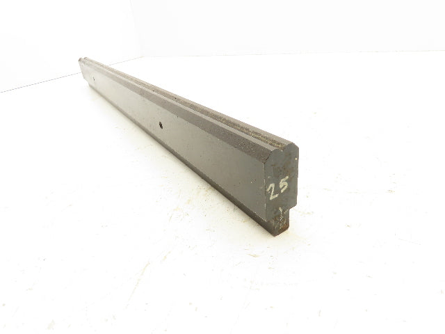 Press Brake Die 25" Long 90° V 1/2" Tang 31/32" W 1-3/4" H