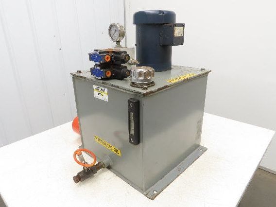 Benz Hydraulics Power Unit 18gal 3.3gpm 3500psi Pump 1.5Hp 460V w/Heater Element