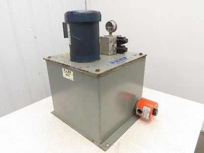 Benz Hydraulics Power Unit 18gal 3.3gpm 3500psi Pump 1.5Hp 460V w/Heater Element