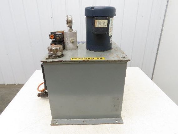 Benz Hydraulics Power Unit 18gal 3.3gpm 3500psi Pump 1.5Hp 460V w/Heater Element