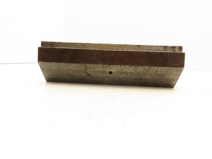 Press Brake Die 9-3/4" Long 90° V 1/2" Tang 1-47/64" W 2-3/4" H Offset