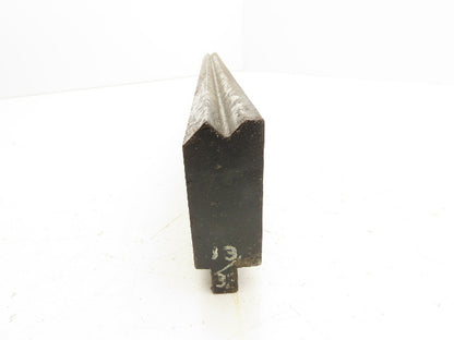 Press Brake Die 24-3/8" Long 90° V 1/2" Tang 1-3/16" W 2-3/4" H Offset