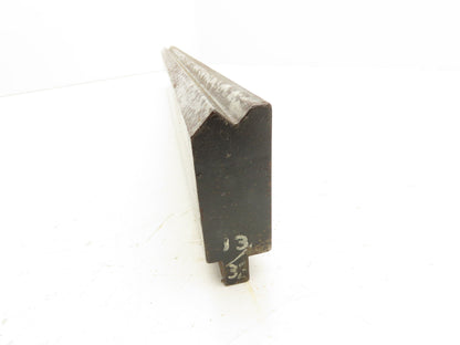 Press Brake Die 24-3/8" Long 90° V 1/2" Tang 1-3/16" W 2-3/4" H Offset