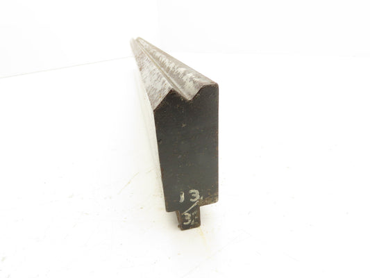 Press Brake Die 24-3/8" Long 90° V 1/2" Tang 1-3/16" W 2-3/4" H Offset