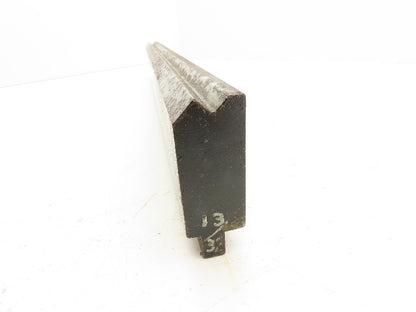 Press Brake Die 24-3/8" Long 90° V 1/2" Tang 1-3/16" W 2-3/4" H Offset