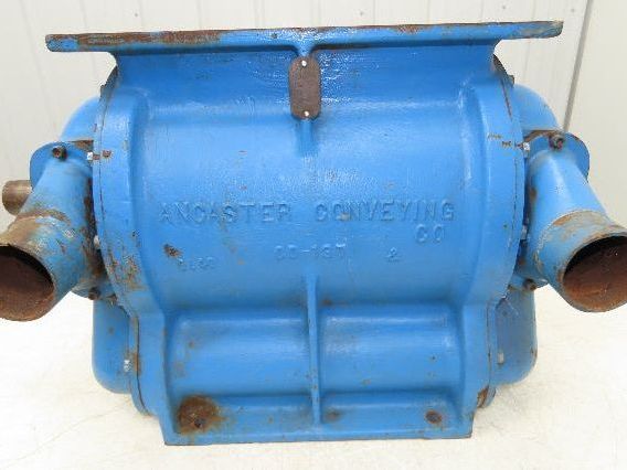 ACS Ancaster Conveying Aero-Flow Pneumatic Rotary Airlock Valve 6x14" Flange