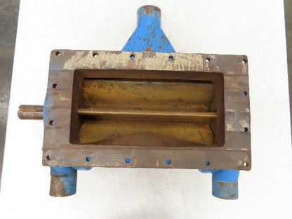 ACS Ancaster Conveying Aero-Flow Pneumatic Rotary Airlock Valve 6x14" Flange