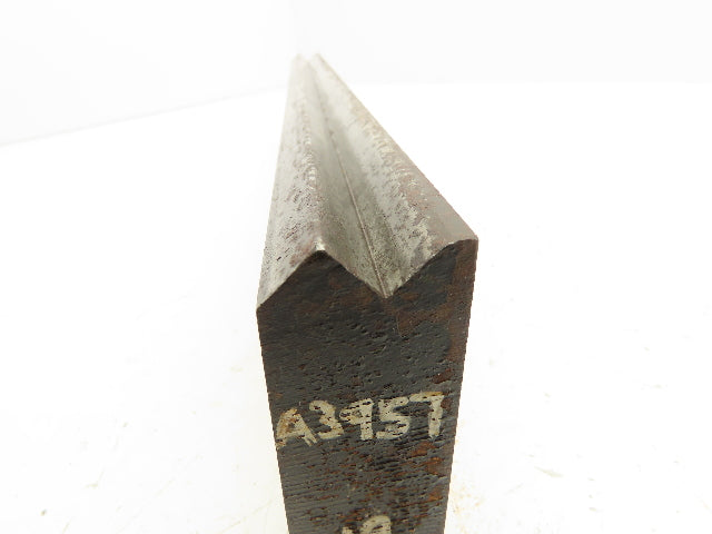 Press Brake Die 19-1/4" Long 90° V 1/2" Tang 1-7/32" W 2-3/4" H 5/8x5/16" V