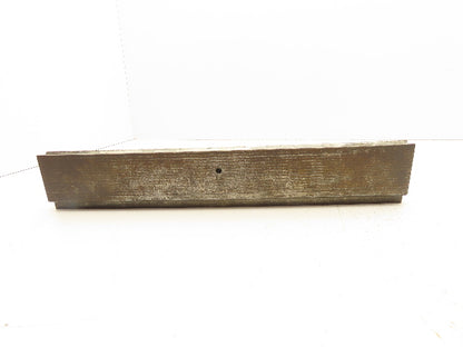 Press Brake Die 19-1/4" Long 90° V 1/2" Tang 1-7/32" W 2-3/4" H 5/8x5/16" V