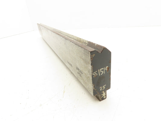 Press Brake Die 25" Long 90° V Offset 1/2" Tang 1-7/32" W 2-3/4" H