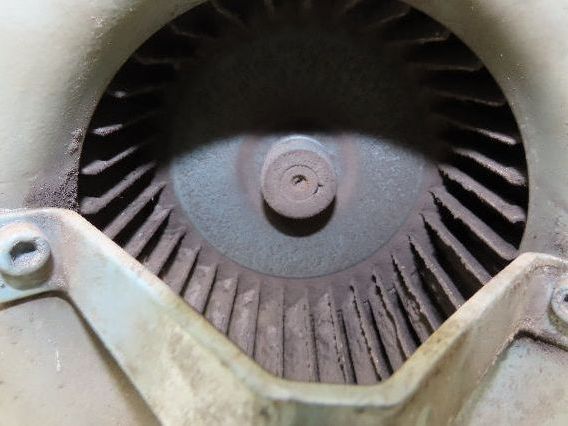 ABB DMP 132-4 S 500V DC Electric Motor 36Hp 26.8kW 61A 2480 RPM w/Fan Unit