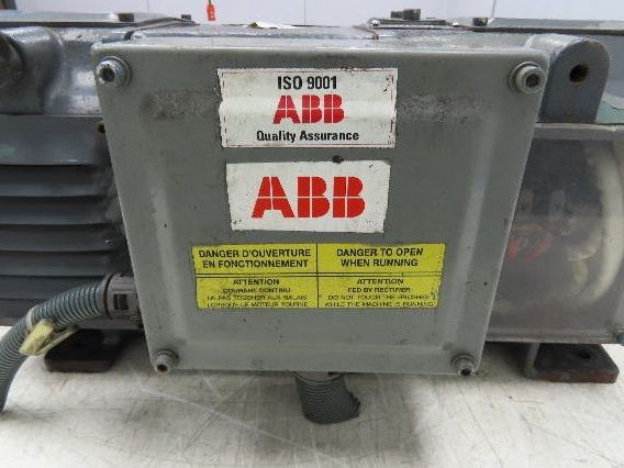 ABB DMP 132-4 S 500V DC Electric Motor 36Hp 26.8kW 61A 2480 RPM w/Fan Unit