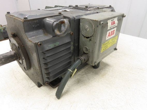 ABB DMP 132-4 S 500V DC Electric Motor 36Hp 26.8kW 61A 2480 RPM w/Fan Unit