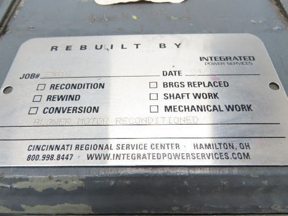 ABB DMP 132-4 S 500V DC Electric Motor 36Hp 26.8kW 61A 2480 RPM w/Fan Unit