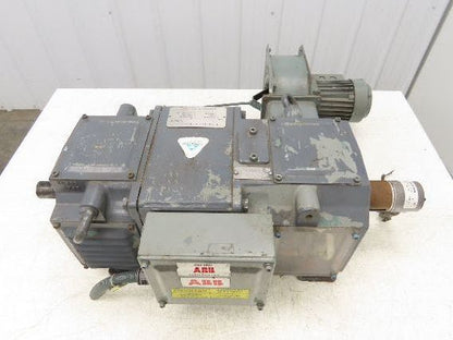 ABB DMP 132-4 S 500V DC Electric Motor 36Hp 26.8kW 61A 2480 RPM w/Fan Unit