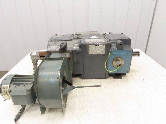 ABB DMP 132-4 S 500V DC Electric Motor 36Hp 26.8kW 61A 2480 RPM w/Fan Unit