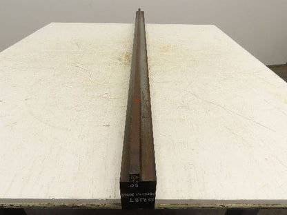 Press Brake Die 50-3/8" Long 145°V 1/2" Tang 1-7/8" Wide 2-13/16" H