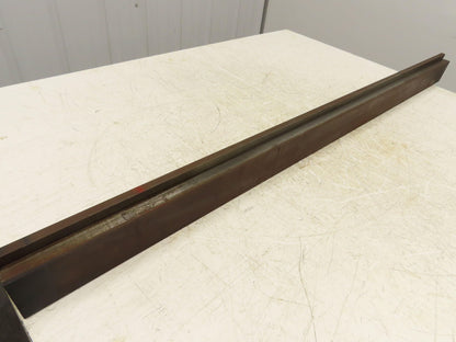Press Brake Die 50-3/8" Long 145°V 1/2" Tang 1-7/8" Wide 2-13/16" H