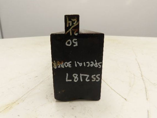 Press Brake Die 50-3/8" Long 145°V 1/2" Tang 1-7/8" Wide 2-13/16" H