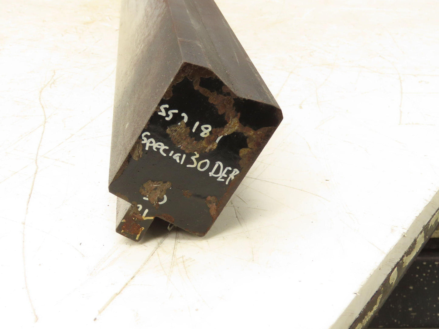 Press Brake Die 50-1/2" Long 145° V 1/2" Tang 1-7/8" W 2-3/4" H 45° Bevel