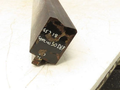 Press Brake Die 50-1/2" Long 145° V 1/2" Tang 1-7/8" W 2-3/4" H 45° Bevel