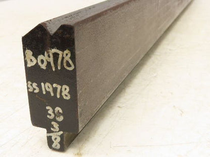 Press Brake Die 36-1/2" Long 90° V 1/2" Tang 1-13/32" W 2-13/16"H Offset