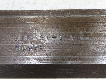Press Brake Die 36-1/2" Long 90° V 1/2" Tang 1-13/32" W 2-13/16"H Offset