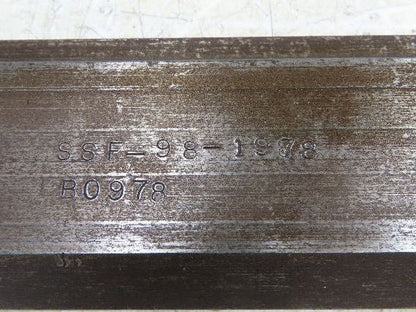 Press Brake Die 36-1/2" Long 90° V 1/2" Tang 1-13/32" W 2-13/16"H Offset