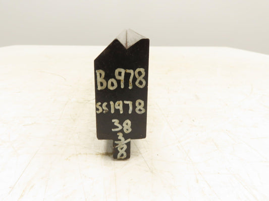 Press Brake Die 36-1/2" Long 90° V 1/2" Tang 1-13/32" W 2-13/16"H Offset