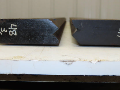 Press Brake Die Punch Set 48-1/4" Long 90° V 1-5/32" W 2-3/4" H 15/32x1/4" V