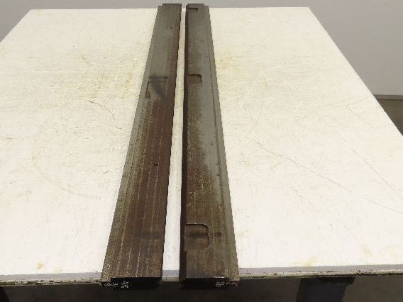 Press Brake Die Punch Set 48-1/4" Long 90° V 1-5/32" W 2-3/4" H 15/32x1/4" V