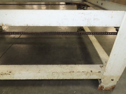 1" Aluminum Top  Steel Base Work Bench Table 54"x 40"x 21-32"Adjustable Height