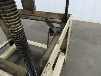 1" Aluminum Top  Steel Base Work Bench Table 24"x36" x 26-36"Adjustable Height