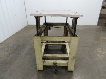 1" Aluminum Top  Steel Base Work Bench Table 24"x36" x 26-36"Adjustable Height