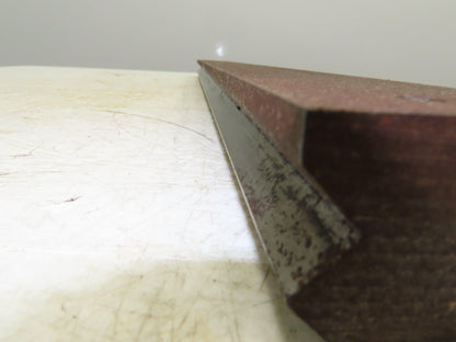 Press Brake Die 29-3/4" Long 90° V 1/2" Tang 1-7/16" W 2-3/4" H 11/16x3/8" V