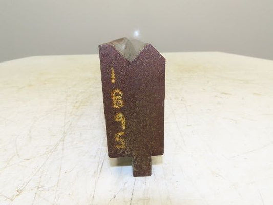 Press Brake Die 29-3/4" Long 90° V 1/2" Tang 1-7/16" W 2-3/4" H 11/16x3/8" V