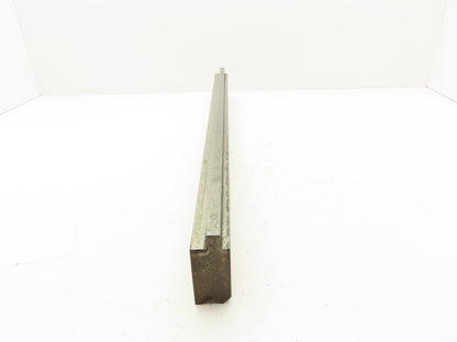 Press Brake Die 29-5/8" Long 90° V 1/2" Tang 1-7/16" W 2-3/4"H Offset