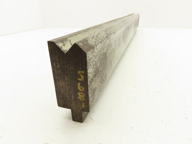 Press Brake Die 29-5/8" Long 90° V 1/2" Tang 1-7/16" W 2-3/4"H Offset