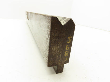 Press Brake Die 29-5/8" Long 90° V 1/2" Tang 1-7/16" W 2-3/4"H Offset