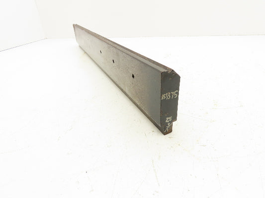 Press Brake Die 25" Long 90° V 1/2" Tang 1" W 2-3/4"H Offset 7/32x1/8" V